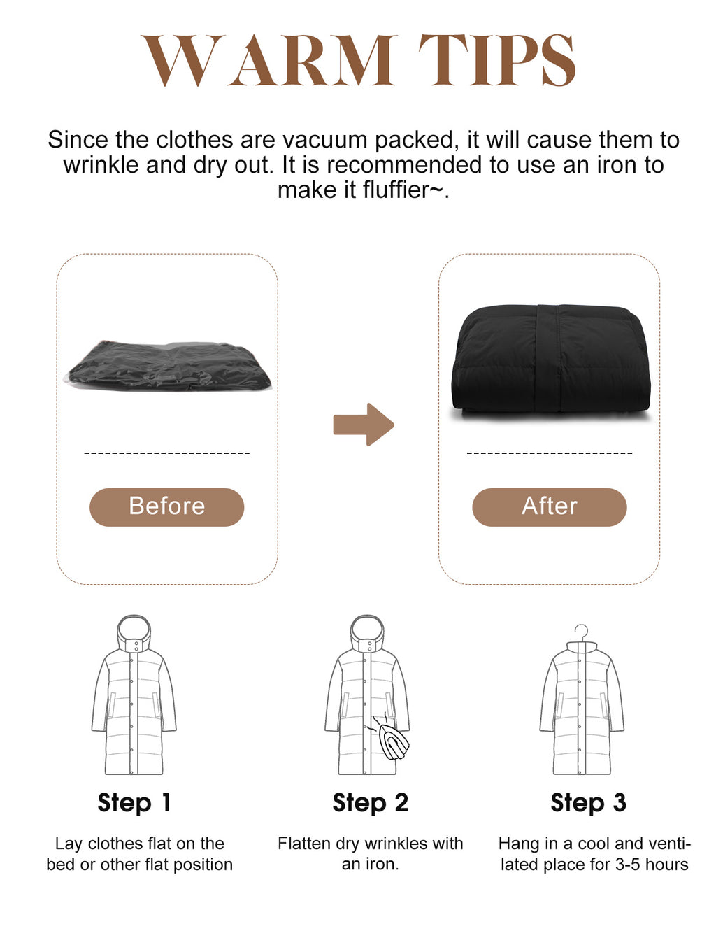 LVWQ Women's Long Puffer Coat Hooded Winter Jacket Quilted Full Length Warm Padded Parka with Pockets