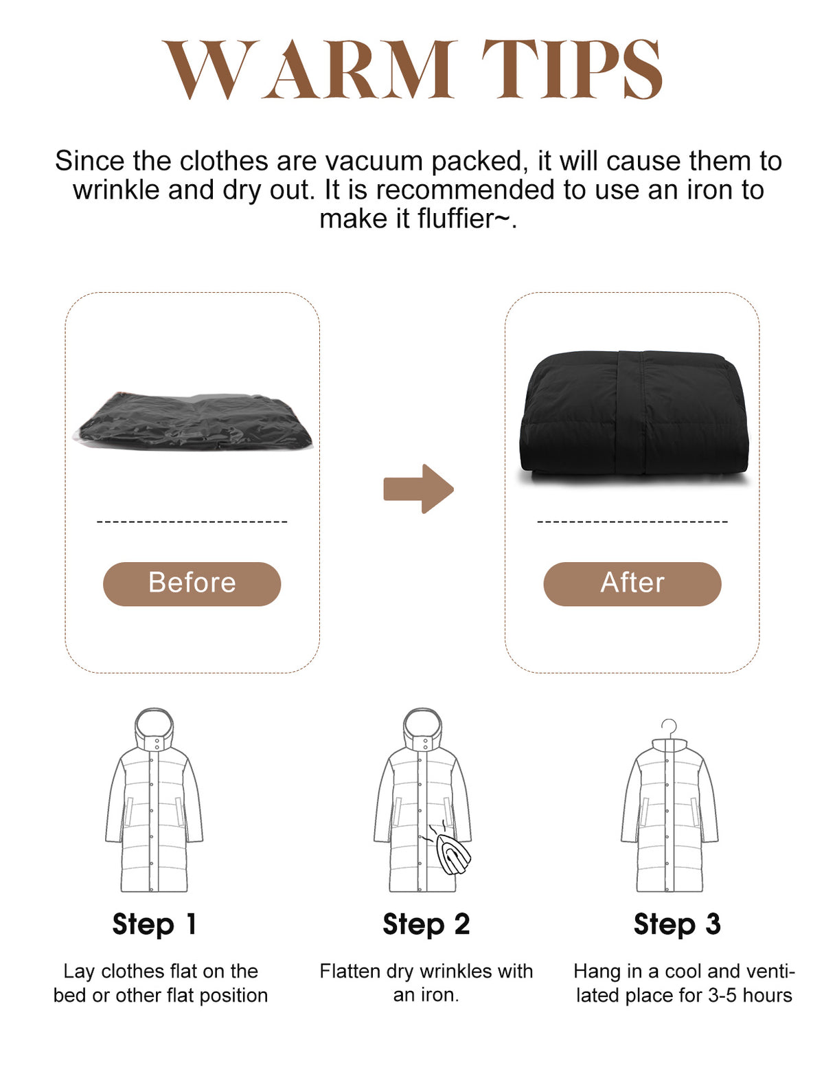 LVWQ Women's Long Puffer Coat Hooded Winter Jacket Quilted Full Length Warm Padded Parka with Pockets